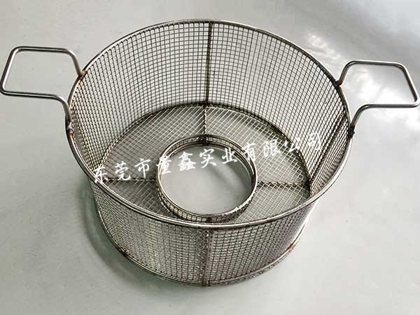 不锈钢圆筐网篮生产